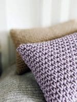 Crochet Lila Cushion
