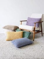 Crochet Yellow Cushion