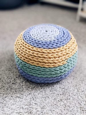 Crochet pouf limited edition