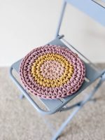 Colorful cotton chair cushions