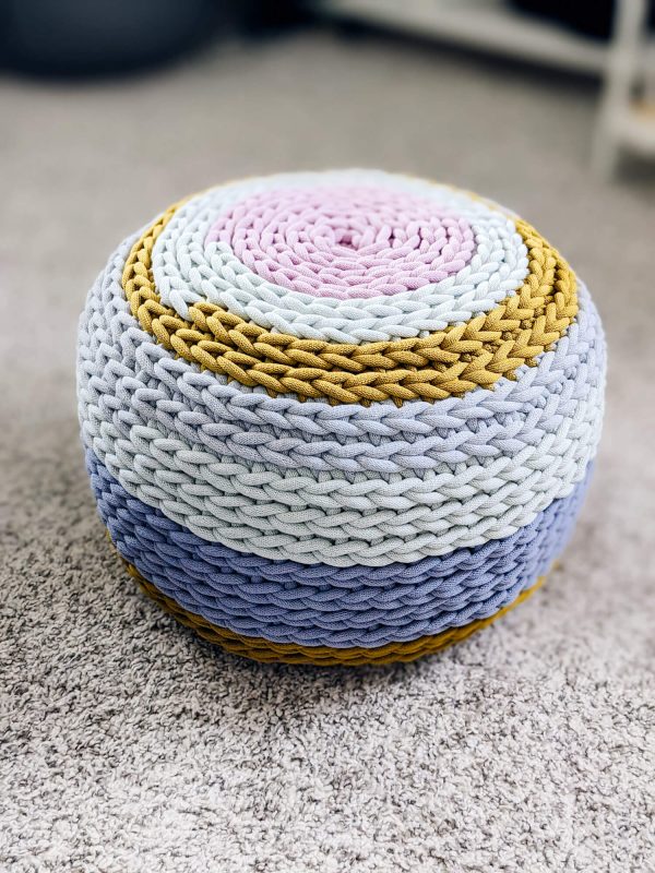 Crochet pouf limited edition